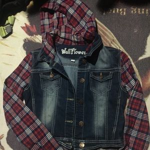 Wall flower jean jacket